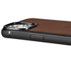 iCarer Leather Oil Wax etui pokryte naturalną skórą do iPhone 14 Pro Max (kompatybilne z MagSafe) brązowy (WMI14220720-BN)