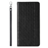 Magnet Strap Case etui Samsung Galaxy S23 Ultra pokrowiec z klapką portfel mini smycz podstawka czarne