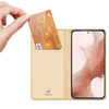 Dux Ducis Skin Pro etui Samsung Galaxy S23+ pokrowiec z klapką portfel na kartę podstawka złote