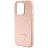 GUESS ETUI DO IPHONE 15 PRO MAX Z LOGO TRIANGLE I METALOWYM WYKOŃCZENIEM