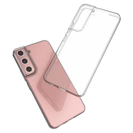 Żelowy pokrowiec etui Ultra Clear 0.5mm Samsung Galaxy S22 przezroczysty