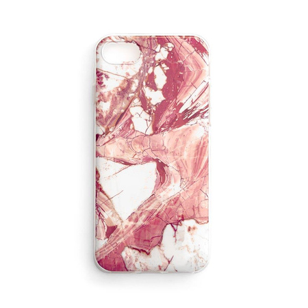 Wozinsky Marble żelowe etui pokrowiec marmur Samsung Galaxy A42 5G różowy