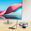 Baseus Lite Series wielofunkcyjny HUB USB Typ C - 2 x USB 3.0 / USB Typ C / HDMI 1,4 / SD/TF czarny (WKQX050001)
