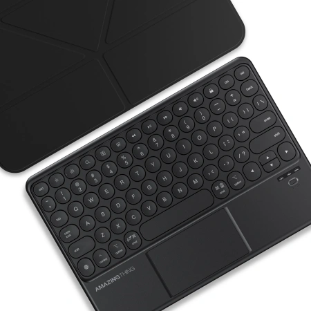 Etui z klawiaturą AMAZINGTHING Minimal Case Keylite Combo na iPad 11" 2025 - czarne