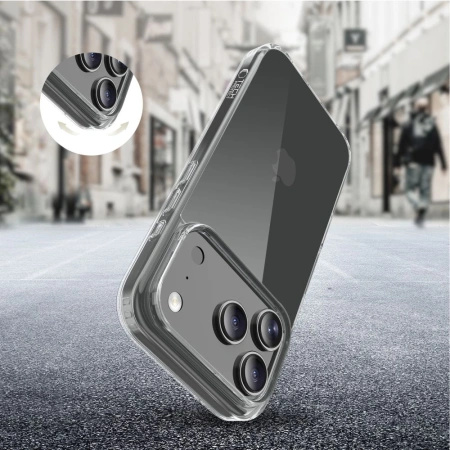 TECH-PROTECT ETUI FLEXAIR HYBRID DO IPHONE 17 PRO PRZEZROCZYSTY POKROWIEC