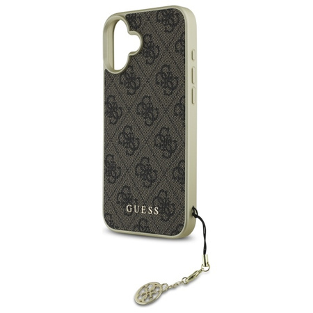 GUESS ETUI HARDCASE DO IPHONE 16 PLUS 6.7 CHARMS COLLECTION Z WZOREM LOGO