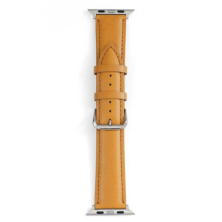 BELINE PASEK DO APPLE WATCH 42/44/45/49MM SKÓRZANY JASNOBRĄZOWY DO APPLE
