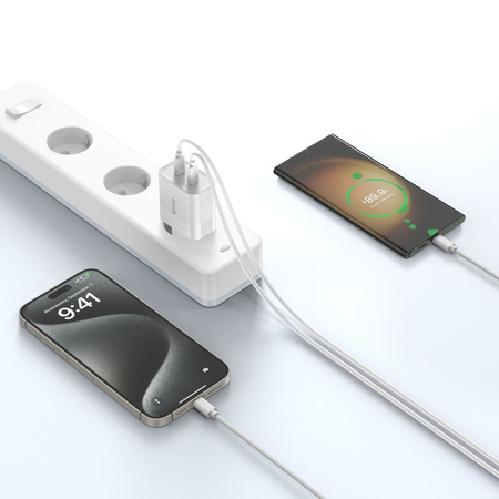 TECH-PROTECT C20W ŁADOWARKA 2-PORTOWA PD20W DO SMARTFONÓW I TABLETÓW
