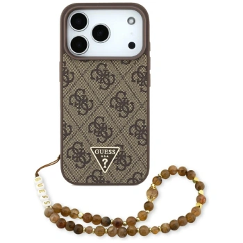 GUESS ETUI 4G STRAP TRIANGLE LOGO MAGSAFE DO IPHONE 17 PRO Z DESIGNERSKIM