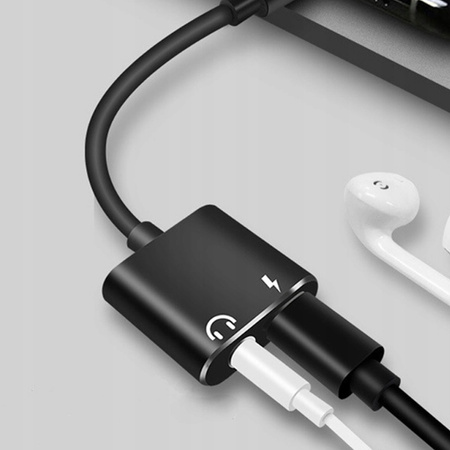 CO2 ADAPTER USB-C MINI JACK 3,5MM PRZEJŚCIÓWKA KABEL AUX DO SAMSUNG APPLE Z DAC