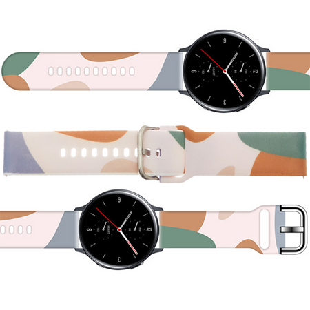 Strap Moro opaska do Samsung Galaxy Watch 42mm silikonowy pasek bransoletka do zegarka wzór 11