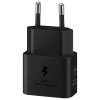 Ładowarka sieciowa GaN Samsung EP-T2510NBEGEU 25W SFC USB-C - czarna