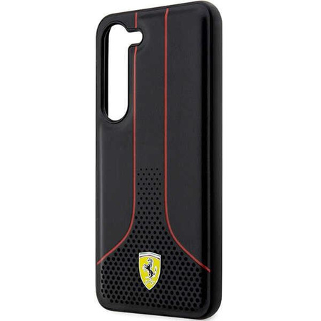 Etui Ferrari FEHCS23MPCSK S23+ S916 - czarne Perforated 296 P