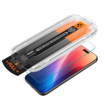 SPIGEN SZKŁO HARTOWANE GLAS.TR EZ FIT PRO DO IPHONE 17 AIR PEŁNA OCHRONA