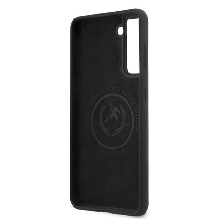 Etui U.S. Polo Assn. Silicone Logo na Samsung Galaxy S21+ - czarne