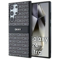 DKNY POKROWIEC DO SAMSUNG S24 ULTRA S928 HARDCASE SKÓRZANY Z LOGO METALOWYM