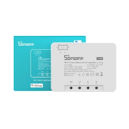 SONOFF INTELIGENTNY PRZEŁĄCZNIK WIFI DO SMART HOME POMIAR PRĄDU 2-WEJŚCIOWY