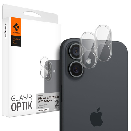 SPIGEN OSŁONA APARATU SZKŁO OCHRONNE DO IPHONE 16 16 PLUS CAMERA PROTECTOR