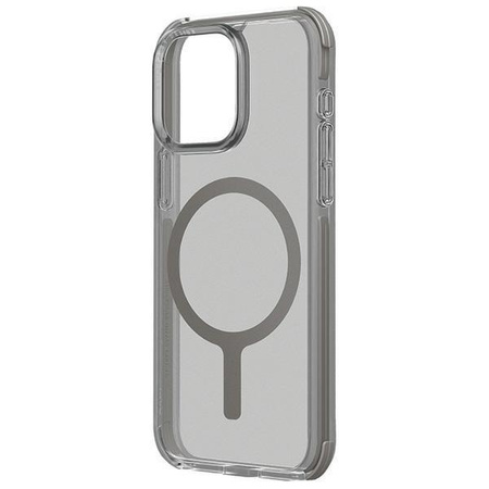 UNIQ etui Combat iPhone 15 Pro 6.1" Magclick Charging szary/frost grey