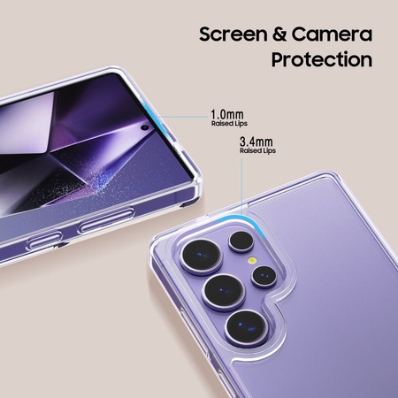 TECH-PROTECT FLEXAIR HYBRID ETUI DO SAMSUNG GALAXY S25 ULTRA CLEAR OCHRONNE