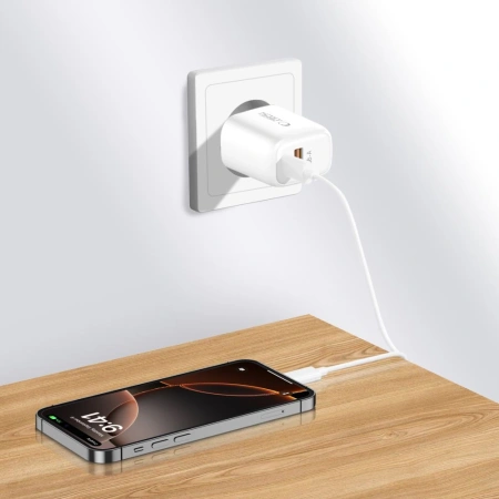 TECH-PROTECT ŁADOWARKA SIECIOWA PD 20W QC3.0 DO USB-C LIGHTNING KABEL