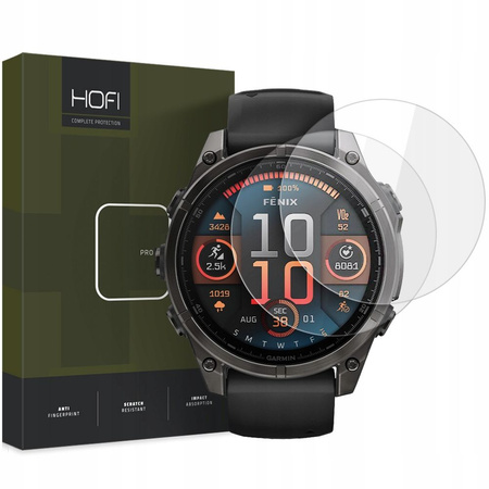 HOFI SZKŁO HARTOWANE GLASS PRO+ 2-PACK DO GARMIN FENIX 8 (51 MM) OCHRONA 9H