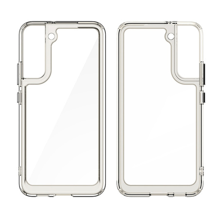 Outer Space Case etui do Samsung Galaxy S22+ (S22 Plus) sztywny pokrowiec z żelową ramką niebieski