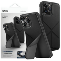 UNIQ etui Transforma iPhone 15 Pro Max 6.7" Magclick Charging czarny/ebony black