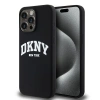 DKNY ETUI HARDCASE LIQUID SILICONE DO IPHONE 15 PRO MAX DO MAGSAFE BIAŁE