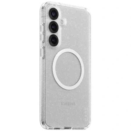 Etui CARE by PanzerGlass Flagship Urban Combat StarLight White QI do Samsung Galaxy S25+ - przezroczysty