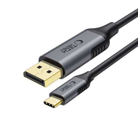 TECH-PROTECT PRZEJŚCIÓWKA USB-C DO DISPLAYPORT 1.4 8K 180CM DO MONITORÓW TV