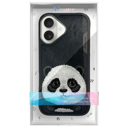 NIMMY ETUI DO IPHONE 16 6.1 Z MOTYWEM PANDA STYLOWA OCHRONA BIG EYED PET