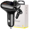 Transmiter Bluetooth / ładowarka do samochodu Baseus S-13 (Overseas Edition) - czarny