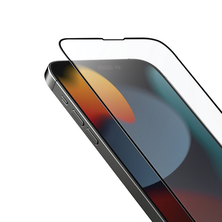 UNIQ OPTIX MATTE SZKŁO HARTOWANE DO IPHONE 14 13 PRO 6.1 Z APLIKATOREM