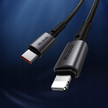 Mcdodo Kabel do iPhone, USB-C, Prism, mocny, szybki, 36W 1.2m