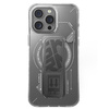 Skinarma etui Helio iPhone 16 Pro 6.3   Magnetic Charging + Grip Stand titanium
