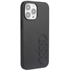 Etui Audi Synthetic Leather na iPhone 13 Pro Max 6.7" - czarne AU-TPUPCIP13PM-TT/D1-BK