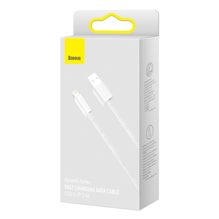 BASEUS KABEL USB DO LIGHTNING 2.4A DO IPHONE 12 13 14 1M SZYBKIE ŁADOWANIE
