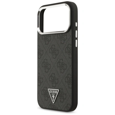 GUESS ETUI 4G TRIANGLE LOGO MAGSAFE DO IPHONE 17 PRO MAX LUKSUSOWA OCHRONA