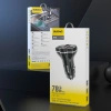 DUDAO ŁADOWARKA SAMOCHODOWA R78 78W DO TELEFONÓW 2xUSB-A QC PD 78W USB-C