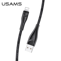 USAMS KABEL PLECIONY U41 DO LIGHTNING 1M 2A DO TELEFONÓW APPLE FAST