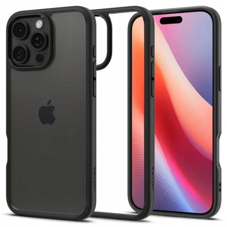 SPIGEN ULTRA HYBRID DO IPHONE 16 PRO MAX CASE Z ANTYPOŚLIZGOWĄ POWIERZCHNIĄ