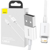 Baseus Superior kabel USB - Lightning 2,4A 0,25 m Biały (CALYS-02)