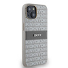 DKNY ETUI HARDCASE DO IPHONE 14 15 136.1 LEATHER MONO STRIPE & METAL LOGO
