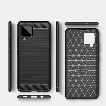 HURTEL CARBON CASE ETUI ELASTYCZNE DO SAMSUNG GALAXY A42 5G OCHRONA EKRANU