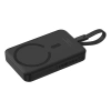 Powerbank Baseus Magnetic Mini MagSafe 10000mAh 30W z wbudowanym kablem USB-C - czarny + kabel Baseus Simple Series USB-C - USB-C 60W 0.3m