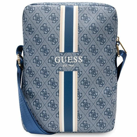 Torba Guess GUTB10P4RPSB 10" - niebieskie 4G Stripes Tablet Bag