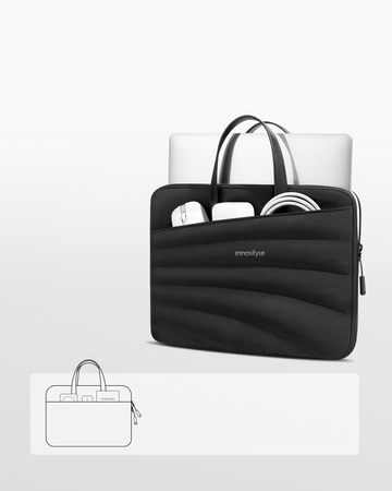 INNOSTYLE TORBA NA LAPTOPA 15 6 16 CARRYLITE SLIM WODOODPORNA DO TELEFONÓW