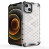 Honeycomb etui pancerny pokrowiec z żelową ramką iPhone 13 czerwony