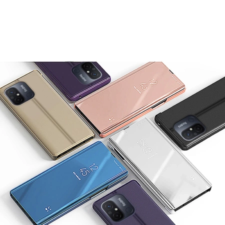 HURTEL ETUI CLEAR VIEW DO XIAOMI REDMI 11A POCO C55 Z KLAPKĄ DO TELEFONÓW
